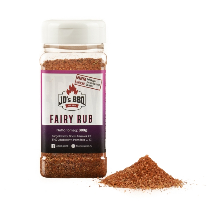 JD's BBQ - FAIRY RUB - 300g szóródobozos - Grill Guru