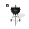 Weber Bar-B-Kettle 47 cm faszenes grill, fekete