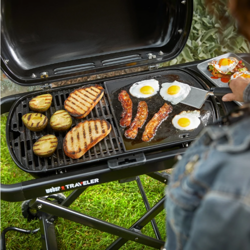 Weber Traveler WW hordozható gázgrill, fekete