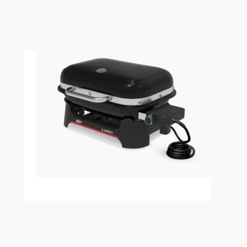 1502044_01 Weber Lumin Compact asztali elektromos grill, fekete