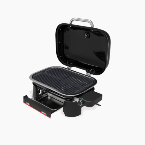 1502044_02 Weber Lumin Compact asztali elektromos grill, fekete